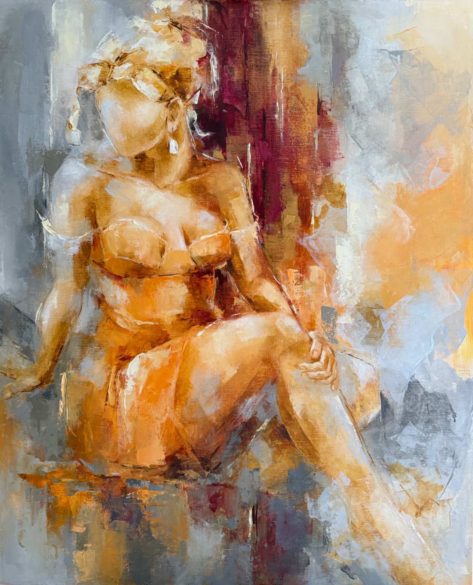 Entre rêves et lumière 100x82